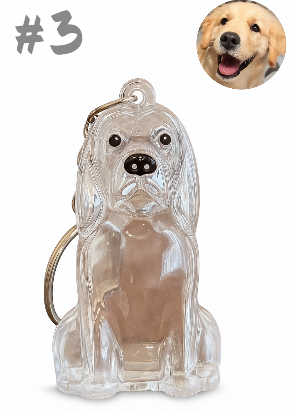 Perrito llavero con almacenamiento